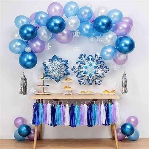 Karlar Ülkesi Zincir Balon Seti 5 Metre