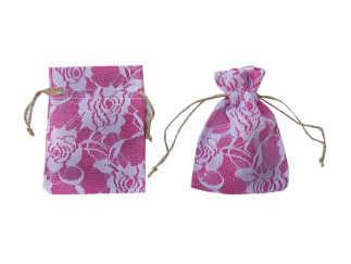 KESE ÇUVAL ÇİÇEKLİ  FUŞYA 12*17cm PK:10-KL:100
