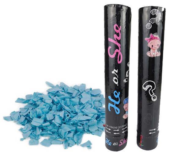 KONFETİ CİNSİYET BELİRLEME MAVİ 30 CM PK:1 KL:100