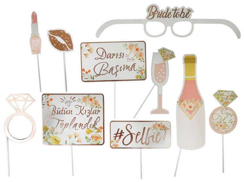 KONUŞMA BALONU SETİ BRIDE TO BE PK:10 KL:75