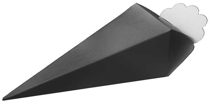 KÜLAH KARTON KUTU SİYAH PK:25 KL:300