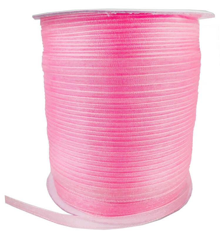KURDELA TÜL PEMBE 1CM PK:500YARD-KL:60