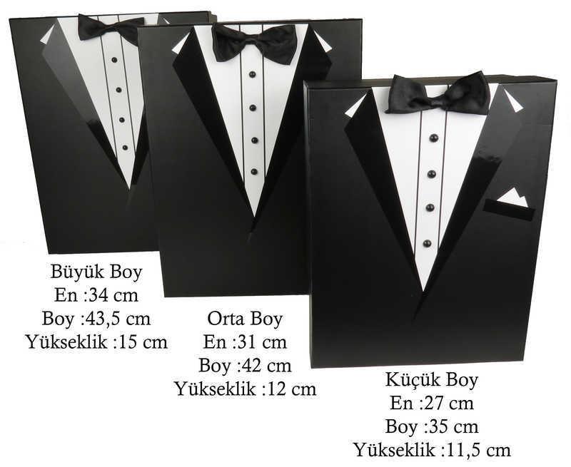 KUTU KARTON DAMAT BOHÇASI KUTU 3 LÜ SET PK:3 KL:1