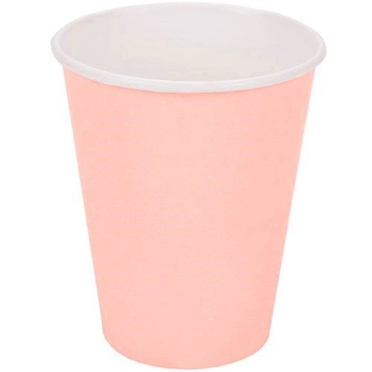 Makaron Lüks Karton Bardak Somon 8 Adet