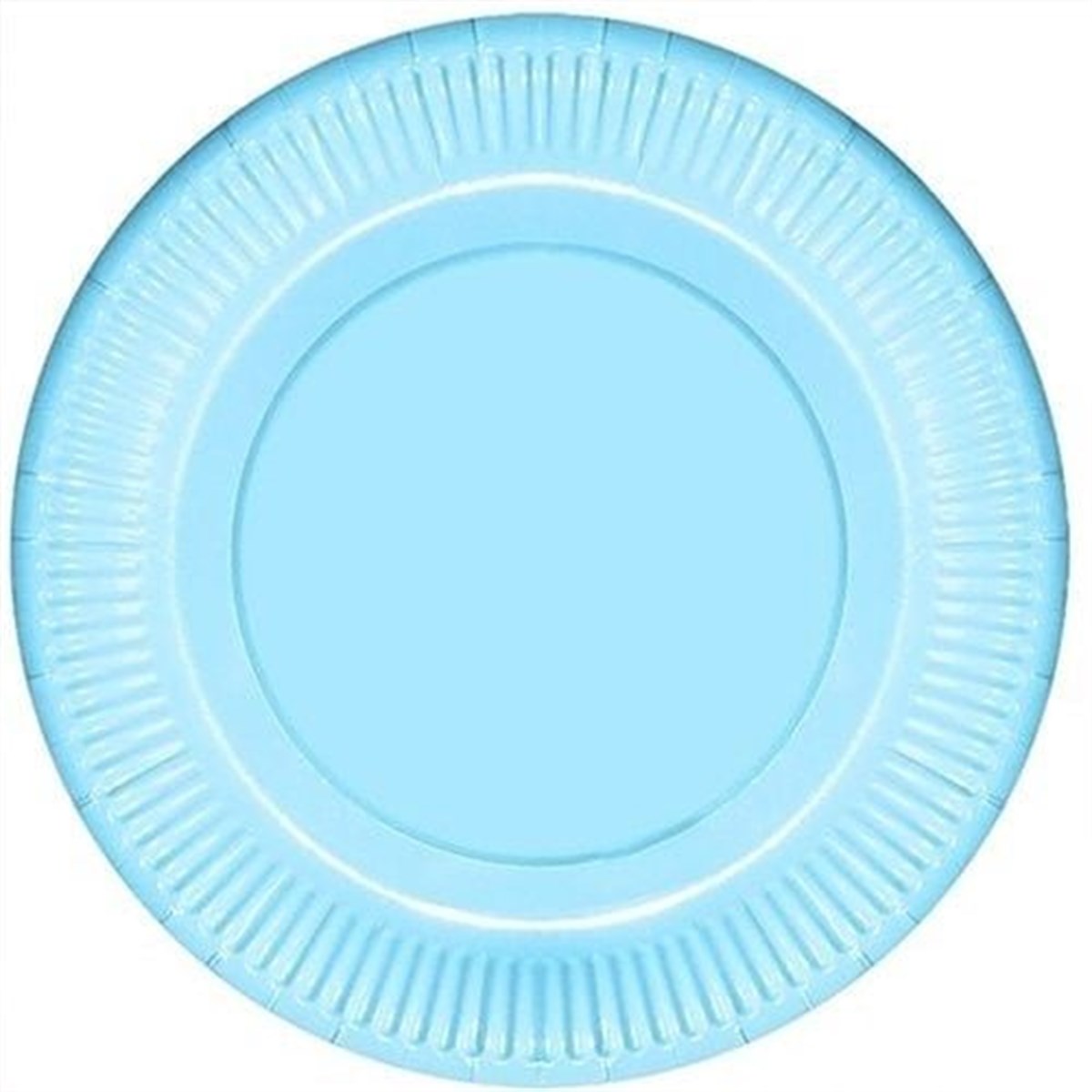 Makaron Mavi Karton Tabak 8 Adet