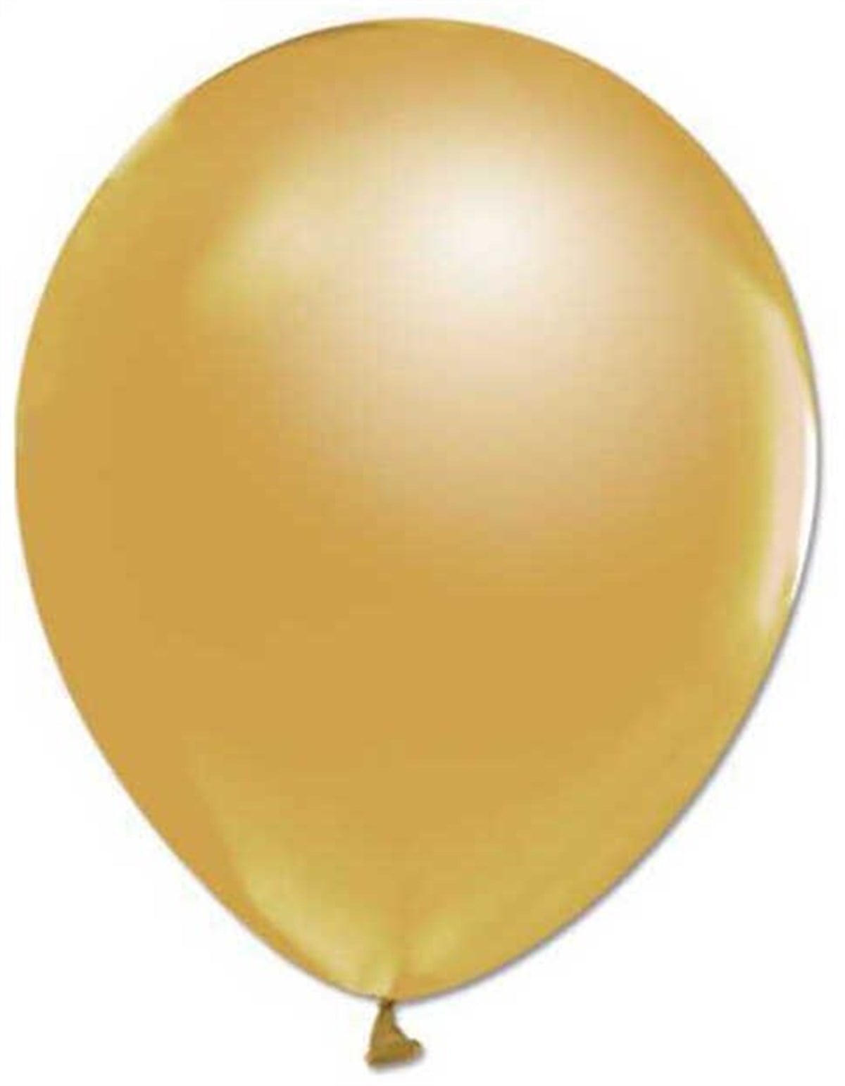Metalik Parlak 12 inch Gold Renk Balon 12 Adet