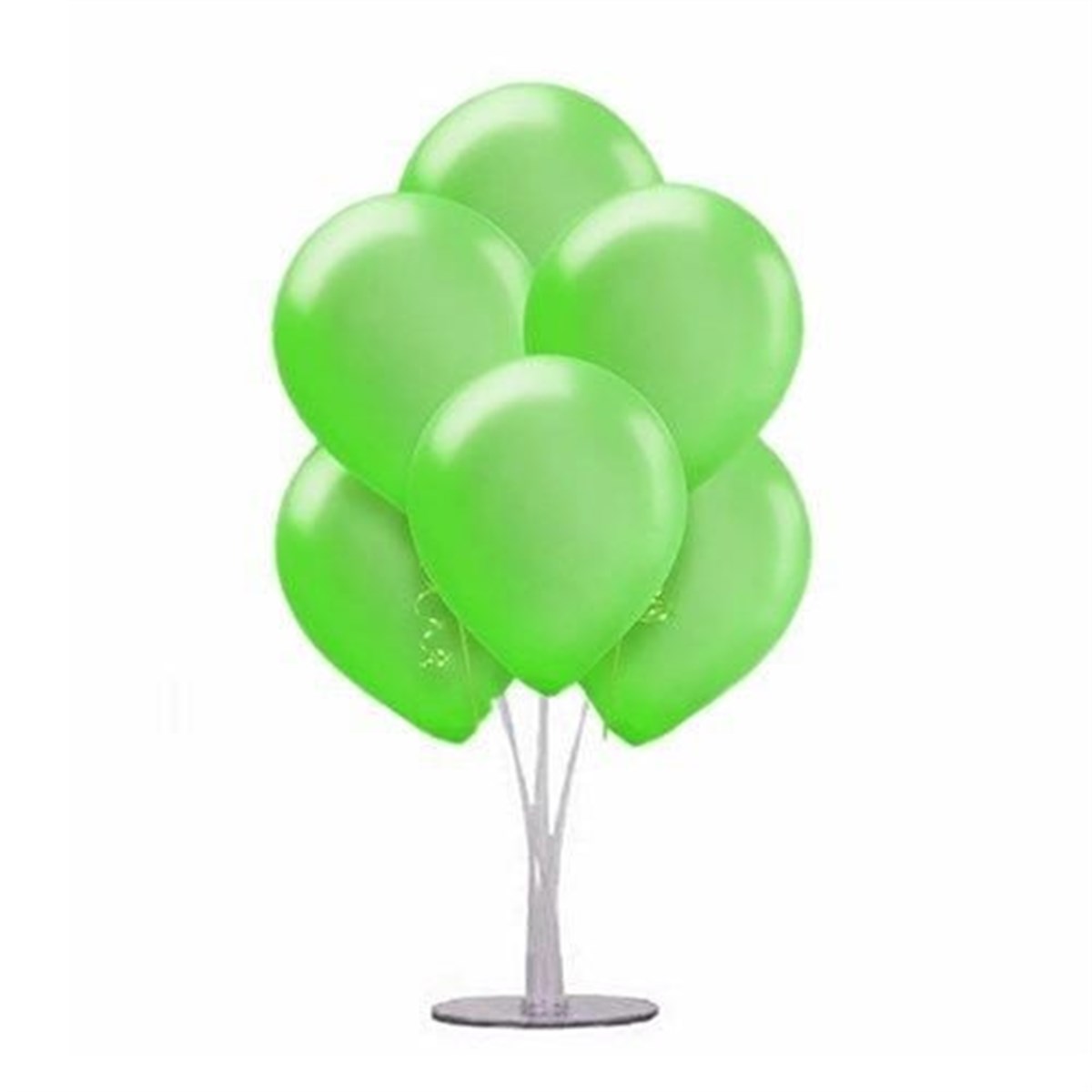 Metalik Yeşil Ayaklı Balon Standı-1 Adet