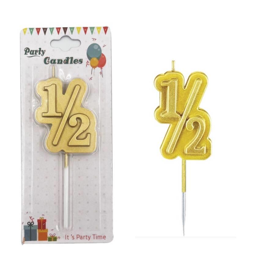 Mum Yarım Yaş Gold 12 cm