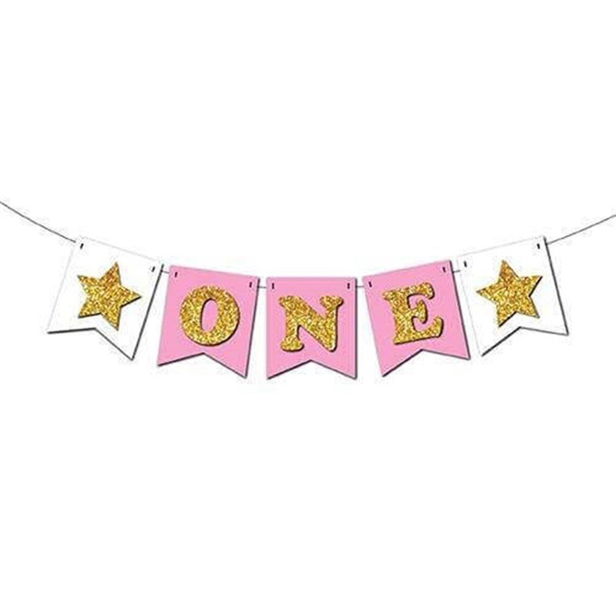 One Strafor Yazı Pembe Altın