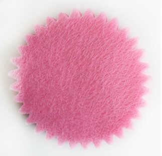 ORGANZE FİLELİ YUVARLAK TÜL PEMBE 24 CM PK:100