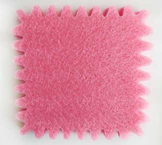 ORGANZE KARE FİLELİ TÜL PEMBE 22CM PK:100-KL:100