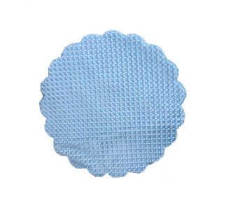 ORGANZE PUANTİYELİ TÜL MAVİ 22CM PK:100-KL:100