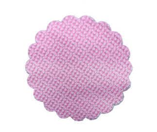 ORGANZE PUANTİYELİ TÜL PEMBE 22CM PK:100-KL:100