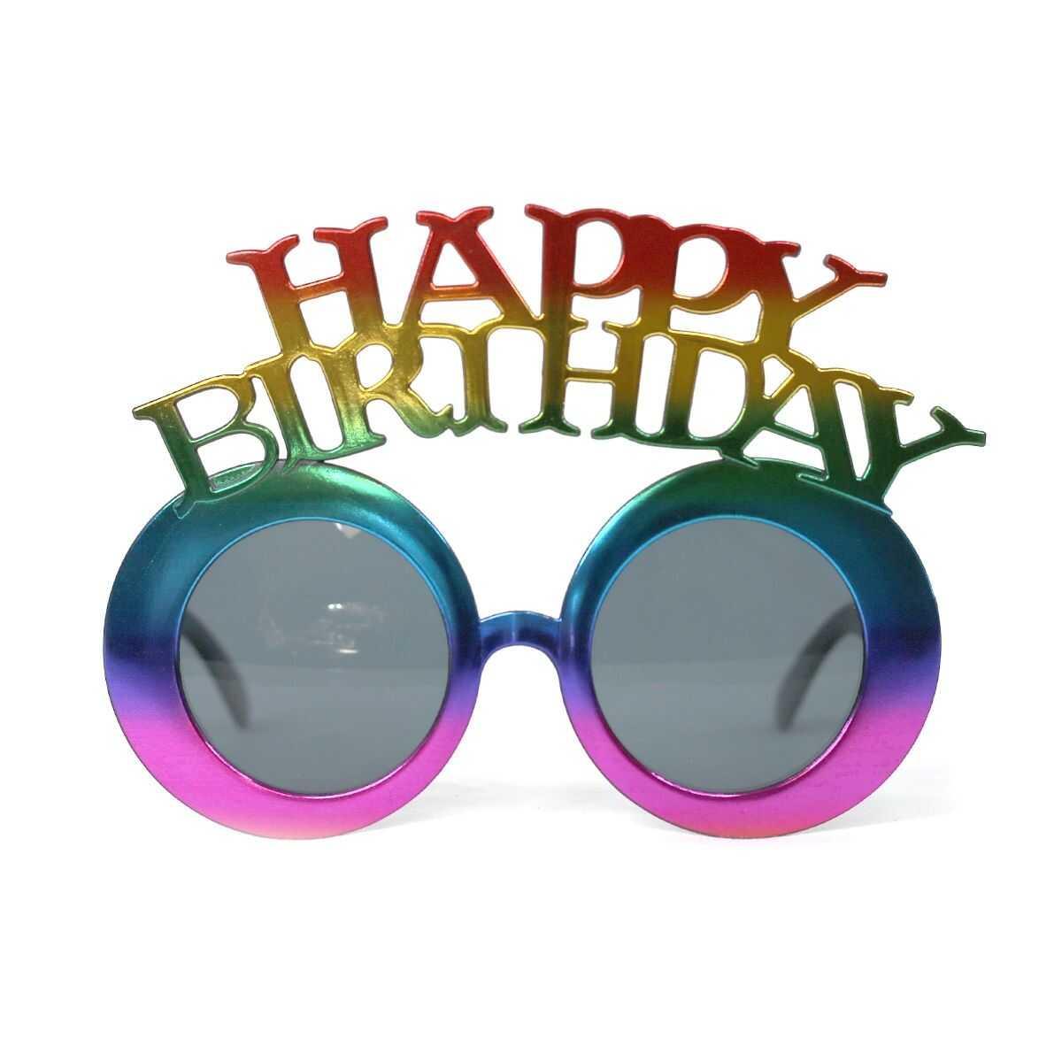 Parti Gözlük Happy Birthday Gökkuşağı ( ORC-PRT-2445 )