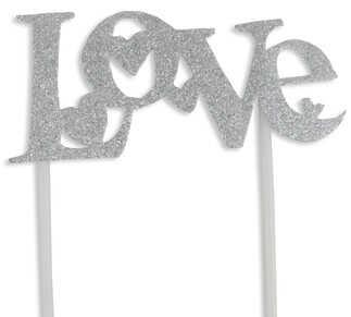 PASTA SÜSÜ LOVE GÜMÜŞ  PK:1-KL:50
