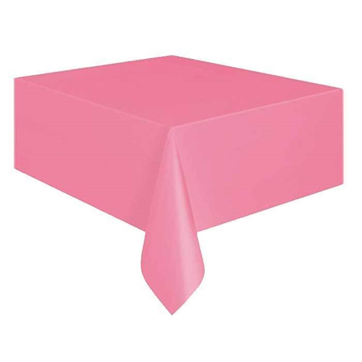 Pembe Plastik Masa Örtüsü 120x180 cm