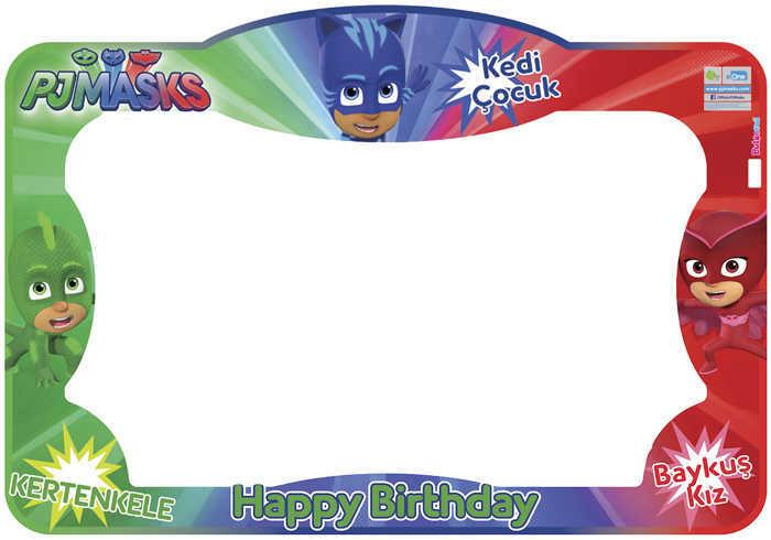 PJ MASKS ANI ÇEÇEVESİ ÇİFT TARAFLI PK:1 KL:25