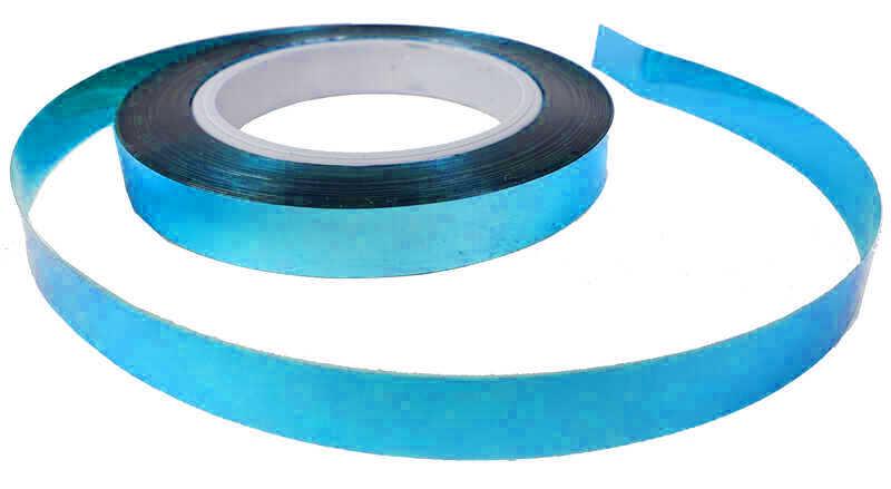 RAFYA METALİZE MAVİ 25 MT 8 MM PK:20 RULO KL:500