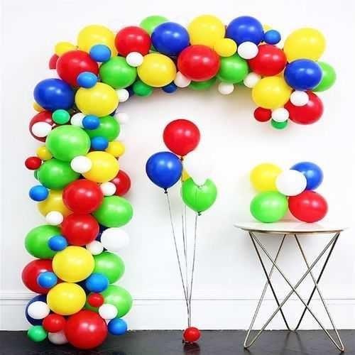 Renkli Zincir Balon Seti 5 Metre
