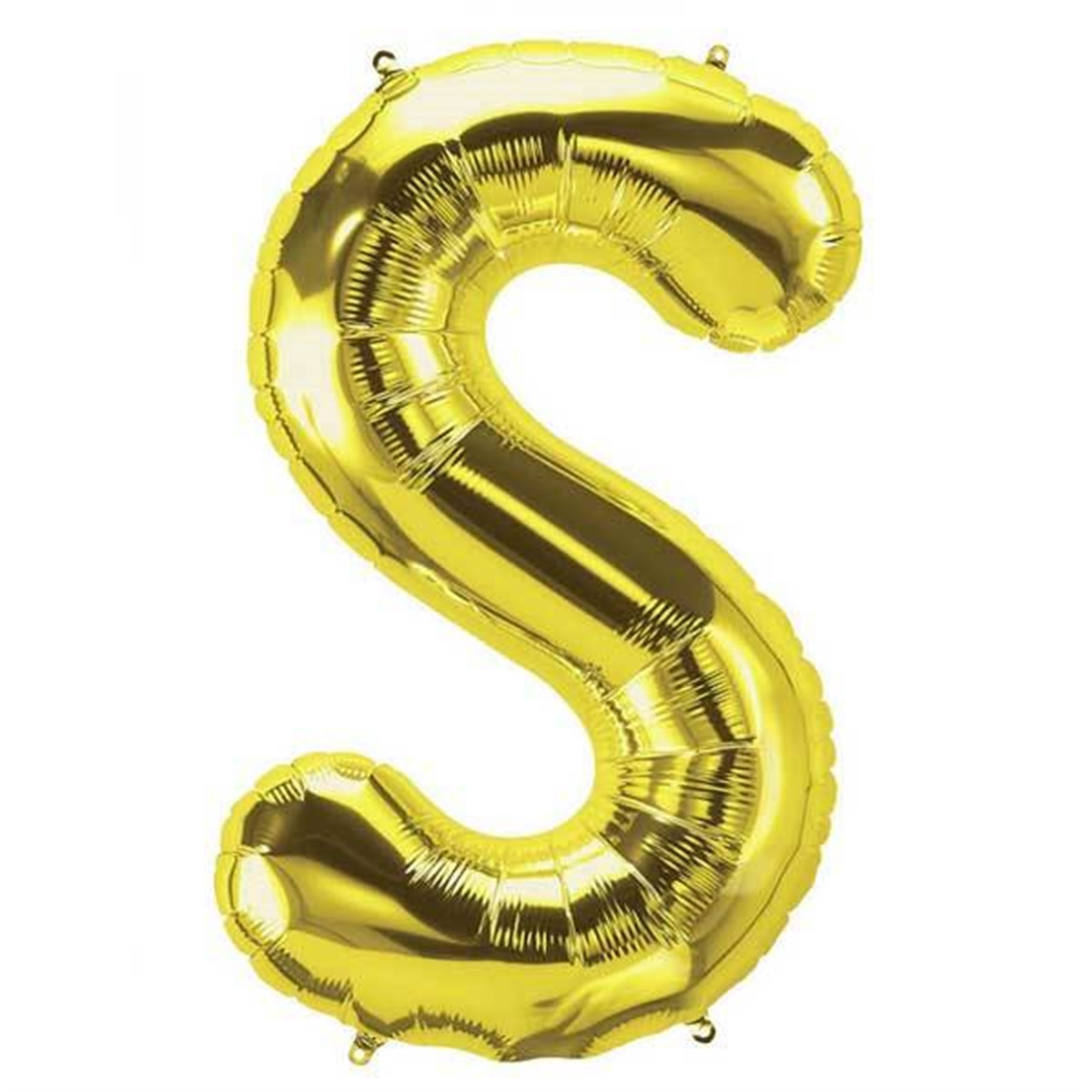 S Harf Folyo Gold Balon Küçük 35 Cm
