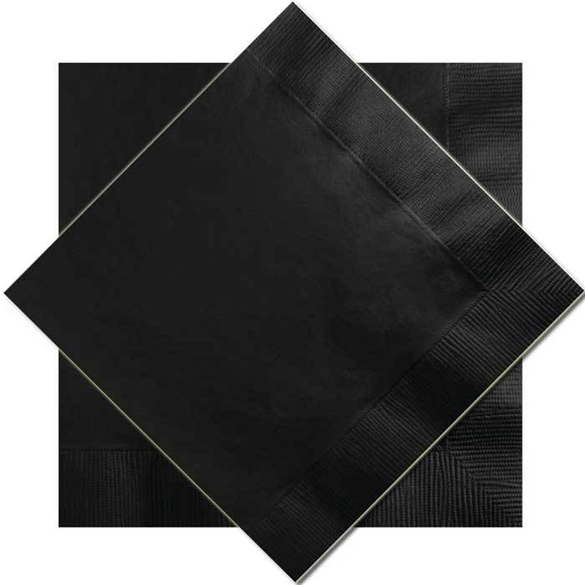 Siyah Lüks Kağıt Peçete 16 Adet