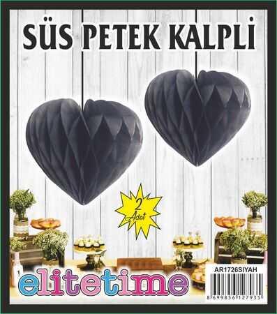 SÜS PONPON KALPLİ SİYAH PK:2 KL:720