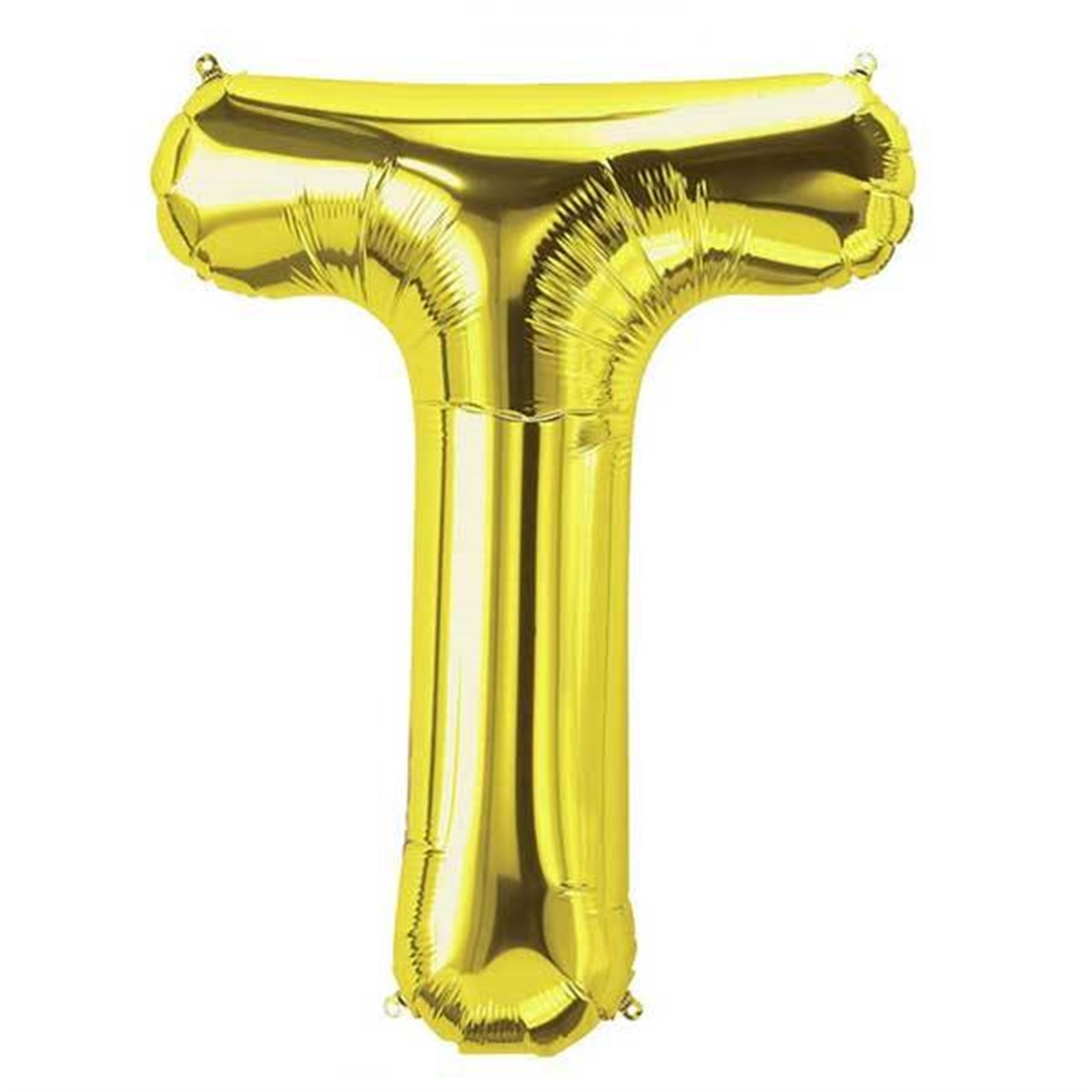 T Harf Folyo Gold Balon Küçük 35 Cm