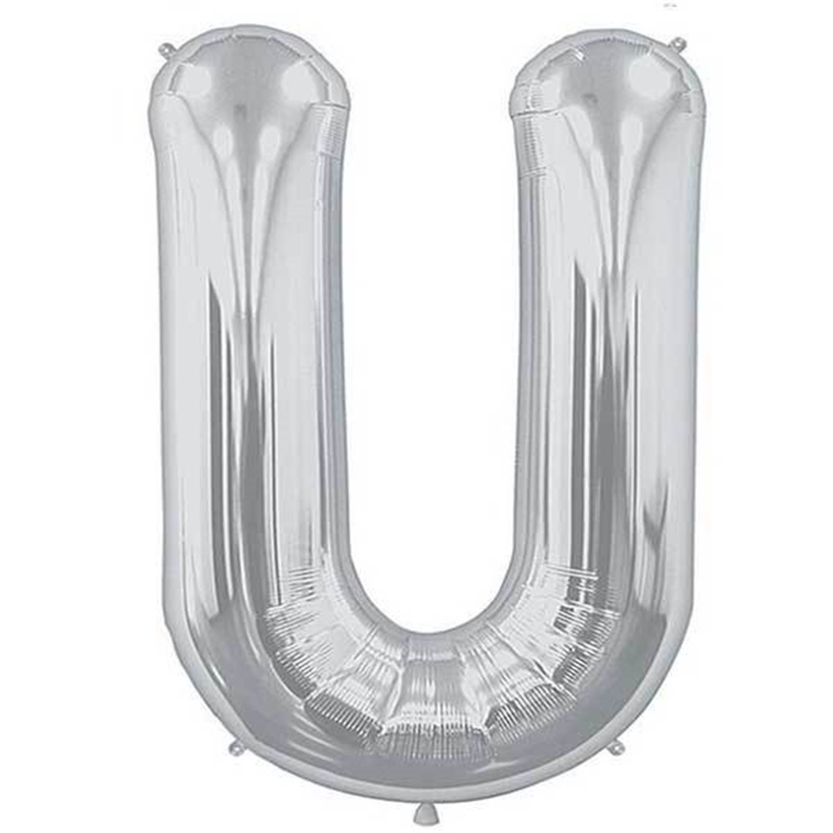 U Folyo Balon 40' 100 cm-Gümüş