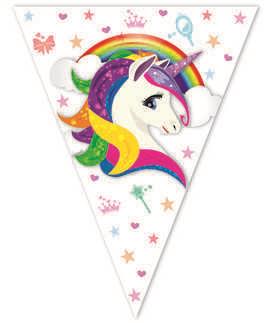 UNICORN FLAMA ÜÇGEN BAYRAK PK:1 SET KL:144