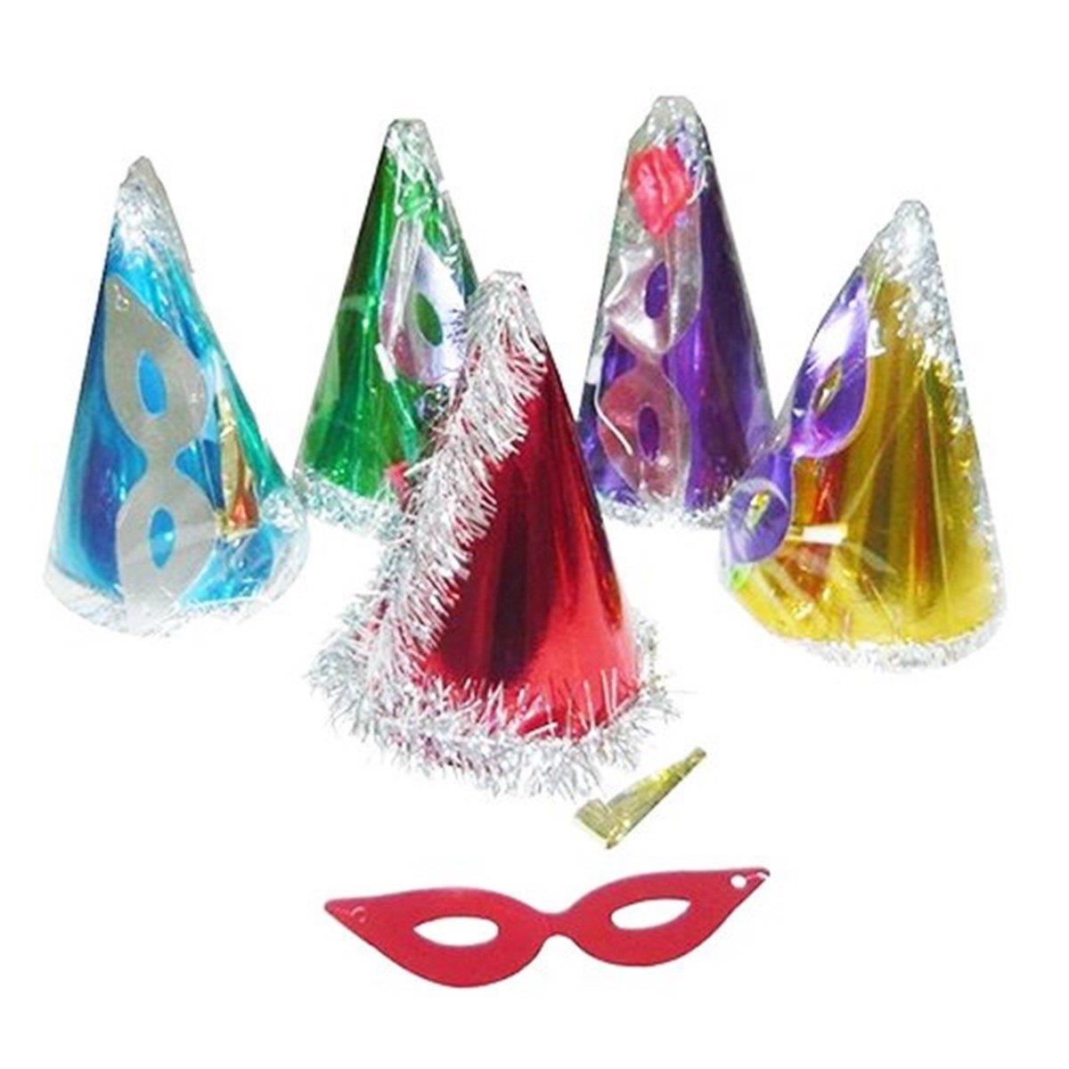 Yılbaşı Katyon Düdüklü Şapka Seti 10 Adet