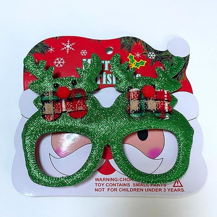 Yılbaşı Simli Geyik Yeşil Şapka