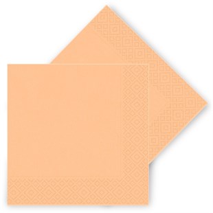 Makaron Turuncu Renk Kağıt Peçete 16 Adet