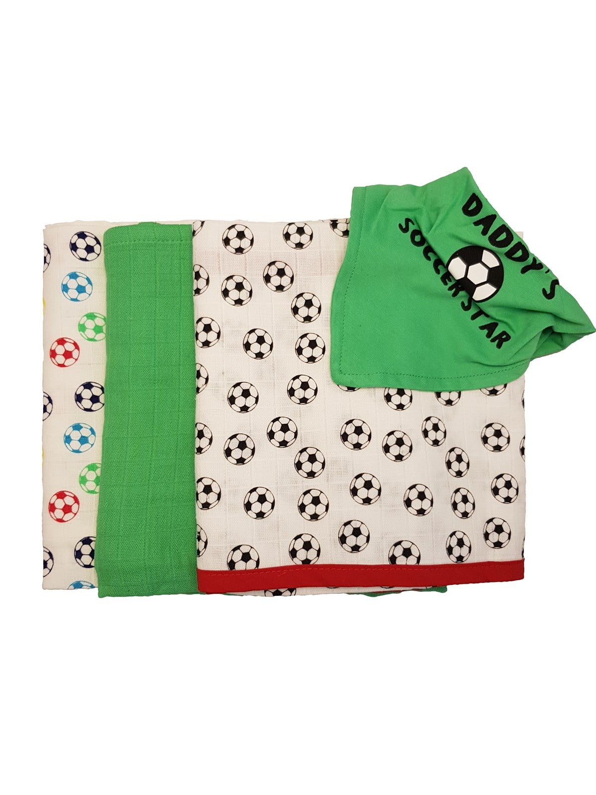 Baskılı Müslin Önlük Set