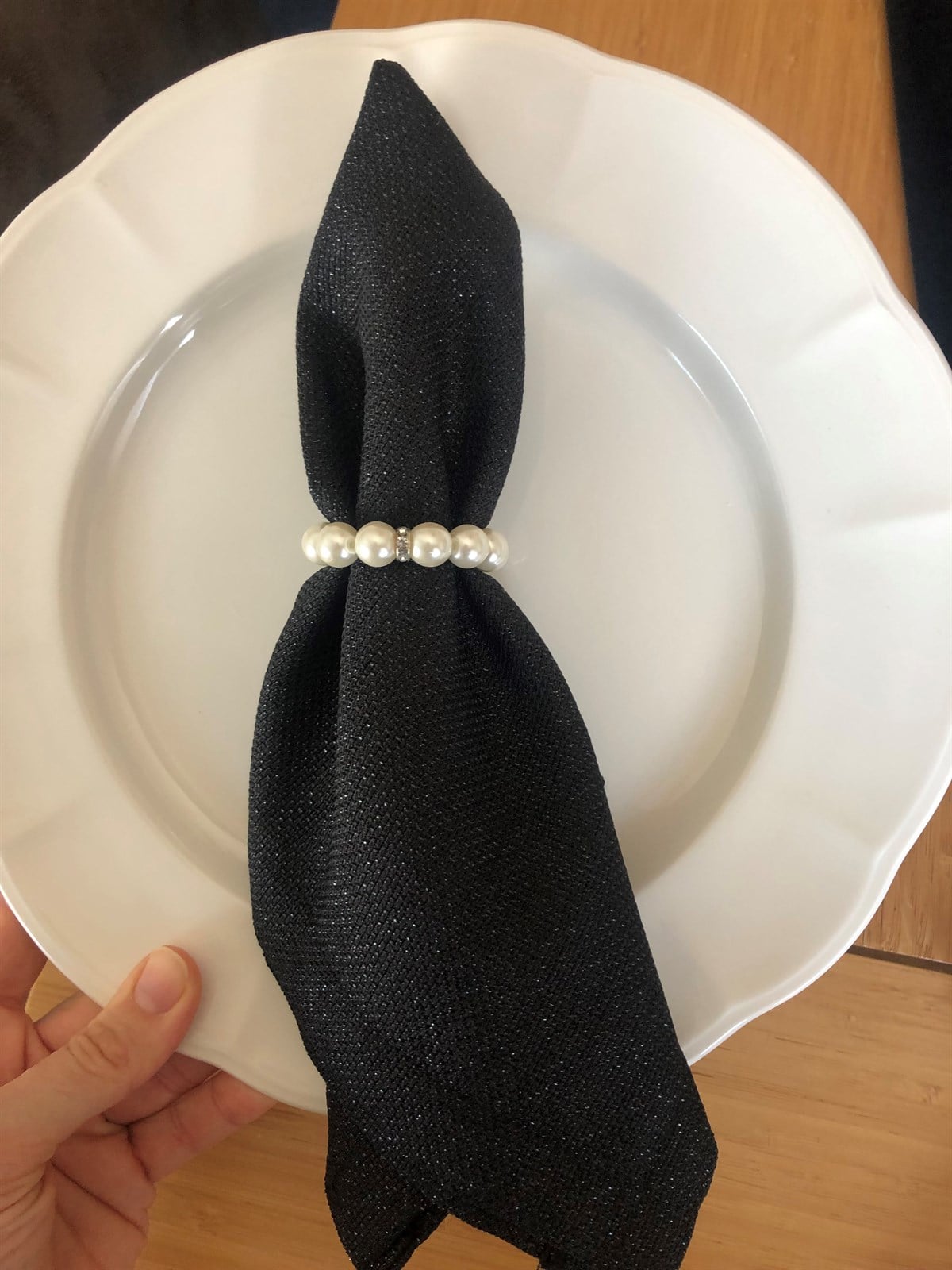 Peçete Halkası - İnci