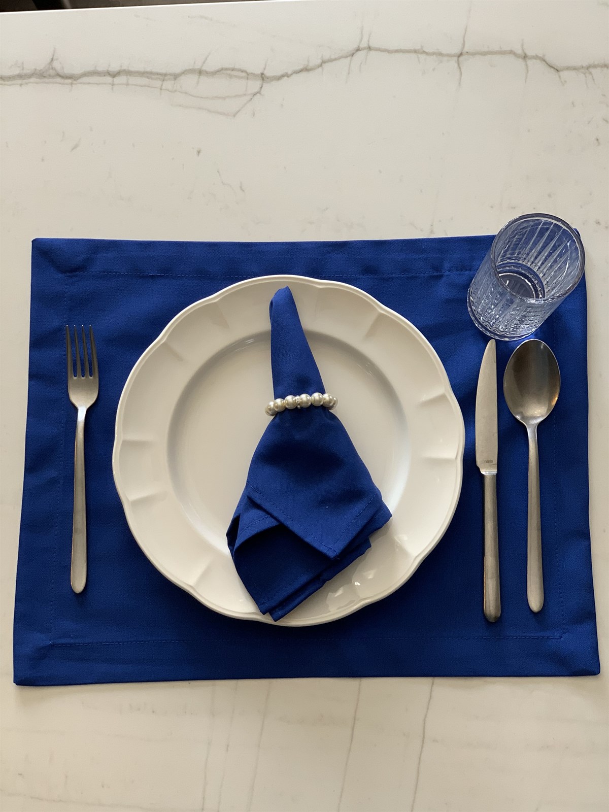 Ayza Düz Mavi A.Servis