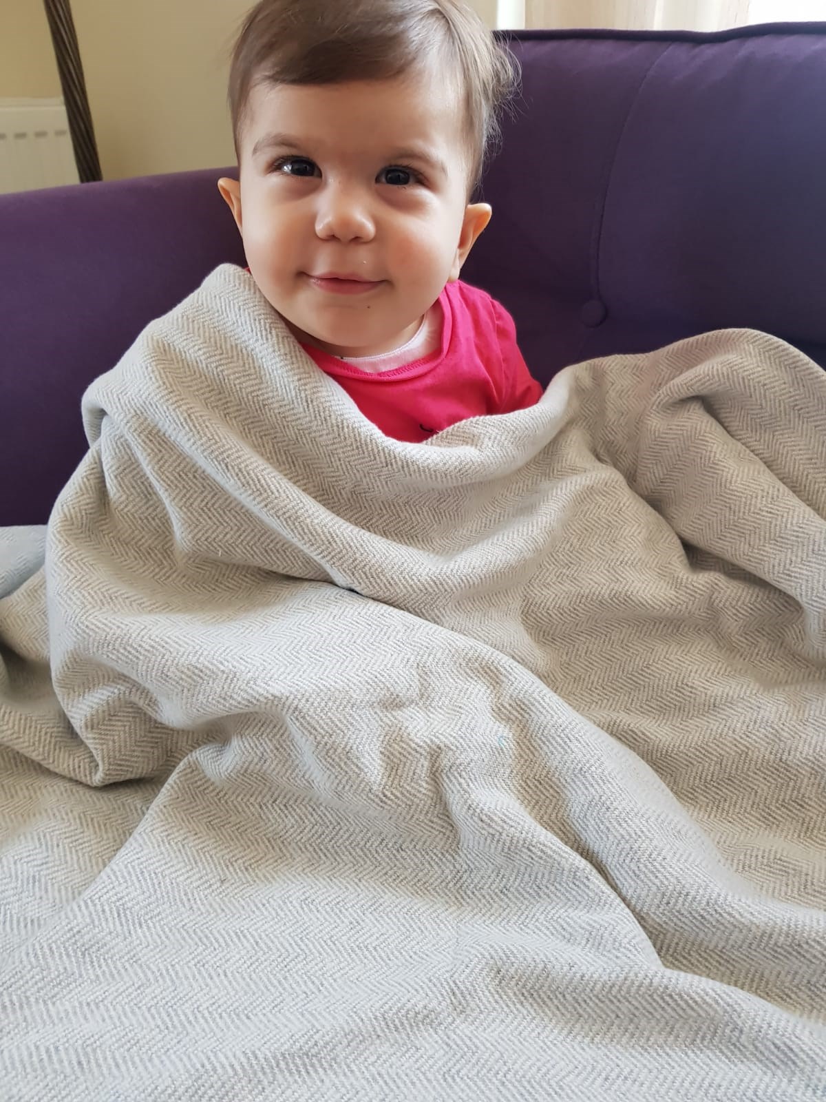 Battaniye Gri Zikzak