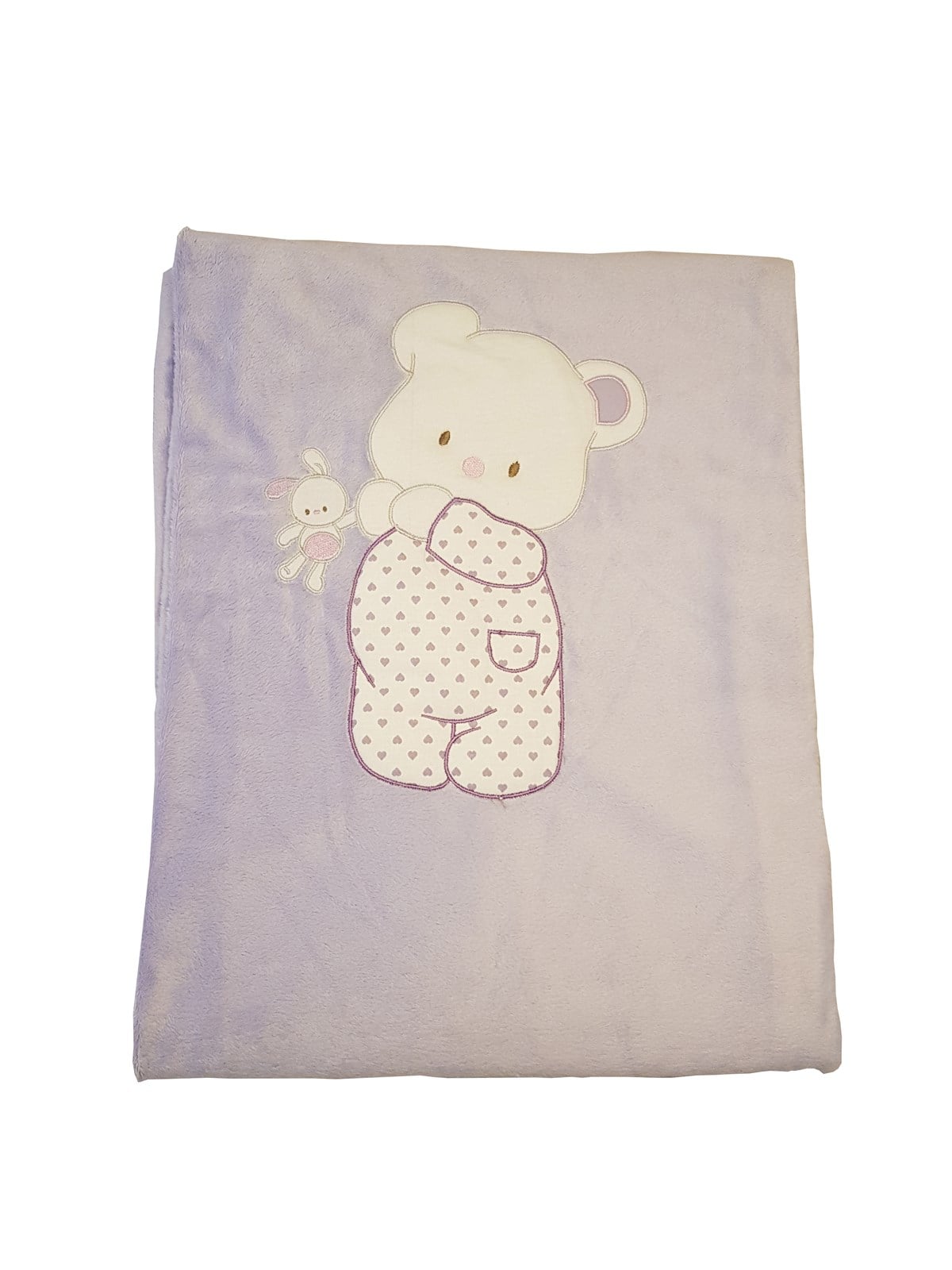 Battaniye Mor Ayıcıklı - 100x140 cm