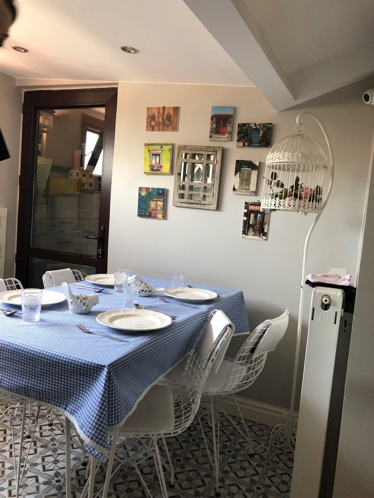 Nostalji Mavi - Masa örtüsü