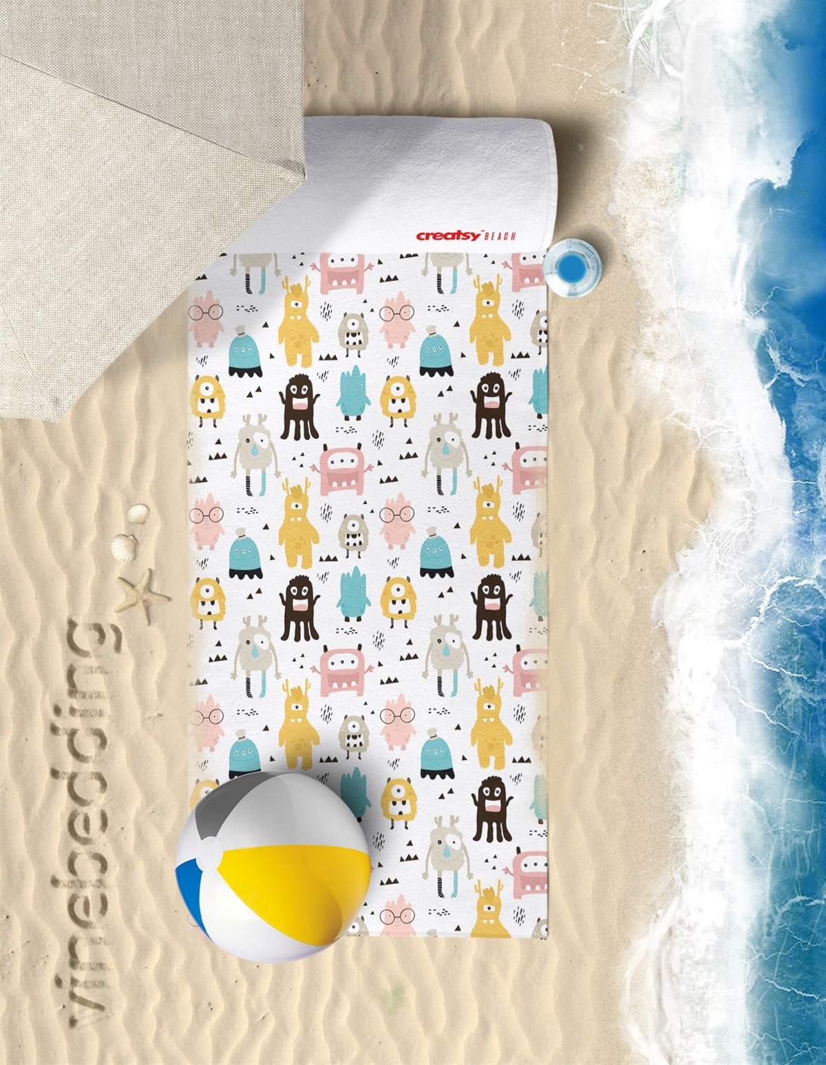 Plaj Havlusu - Sevimli Canavar