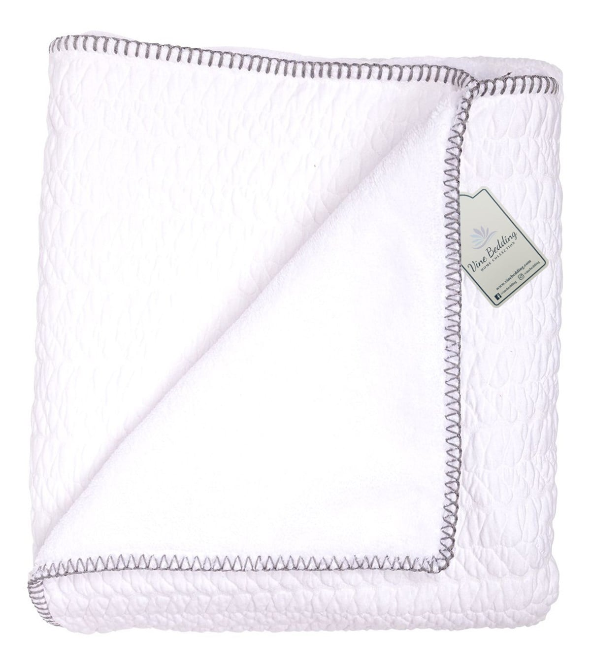 Wellsoft Battaniye 80x100 cm - Beyaz