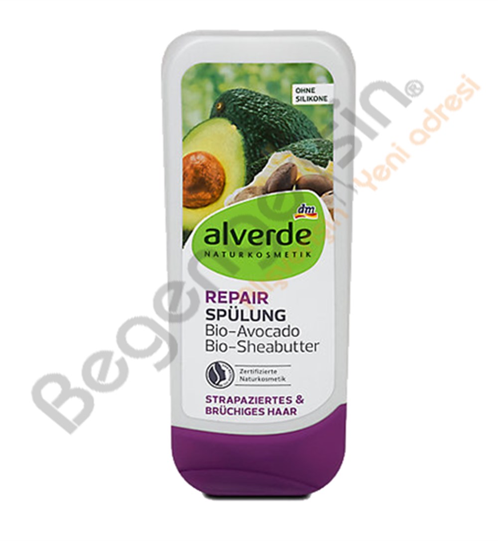 Alverde Bakım Kremi Organik Avokado Organik Shea Yağı alverde Spülung Repair  200ml