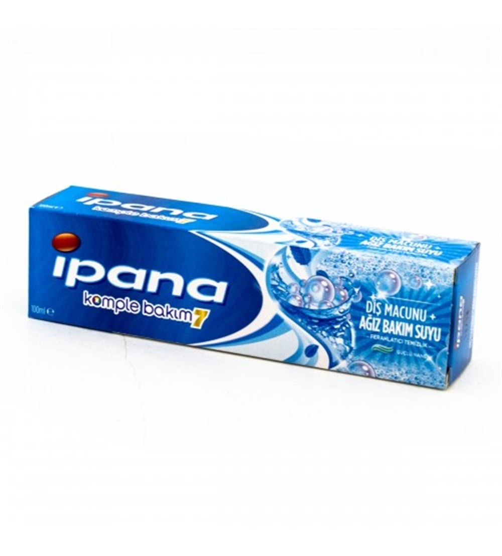 İpana Komple Bakım7 Diş Macunu + Ağız Bakım Suyu Güçlü Nane 100ml