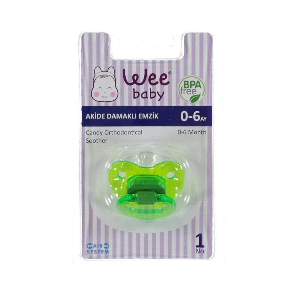 Wee baby Akide Damaklı Emzik 0-6ay