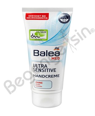 Balea Med Handcreme Ultra sensitive, El kremi ultra hassas 100 ml
