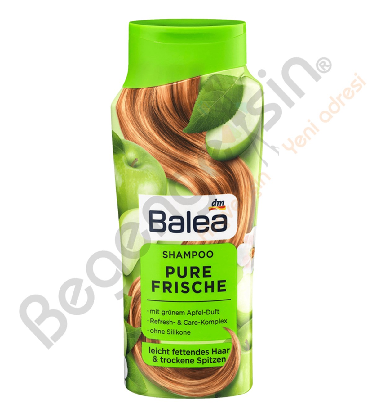 Balea Shampoo Pure Frische Şampuan Yeşil elma Saf tazelik 300 ml