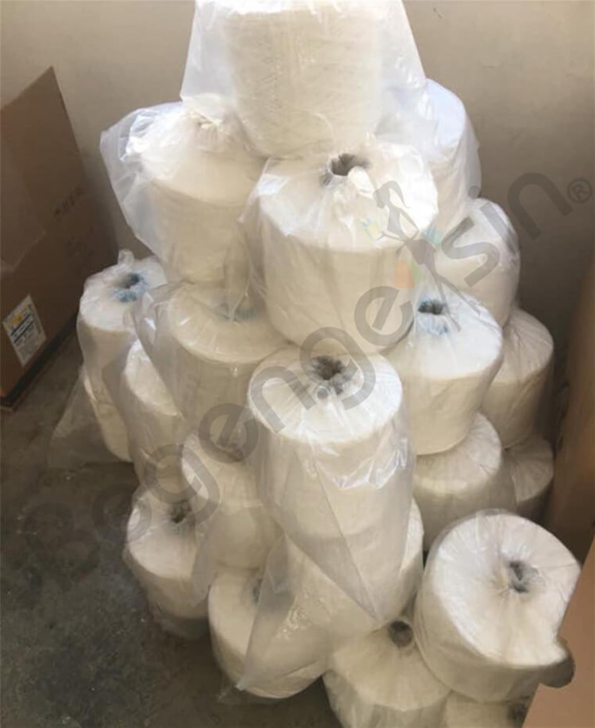 Maske Lastiği Dokuma Yumuşak Maske Lastiği 100 Kg