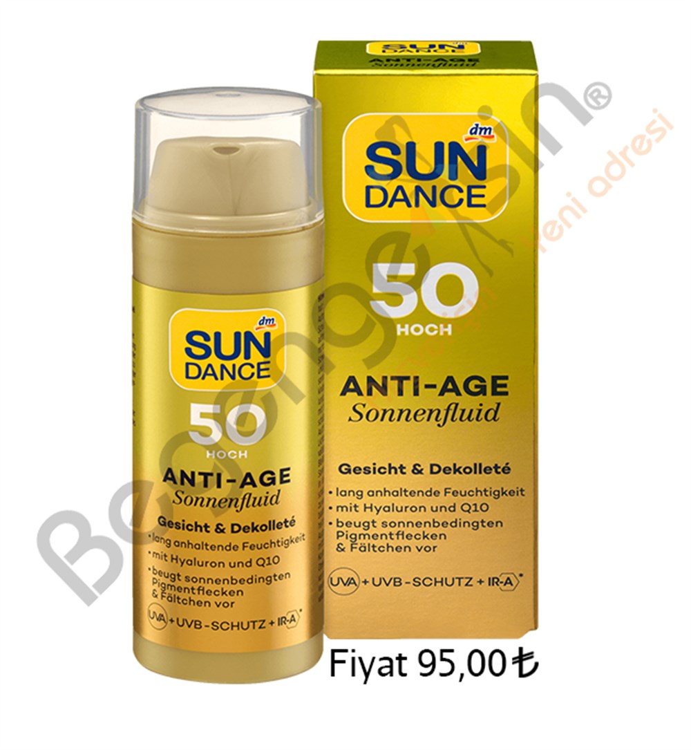 SUNDANCE Anti-Age Sonnenfluid Yaşlanma Karşıtı Güneş sıvısı SPF50 50ml