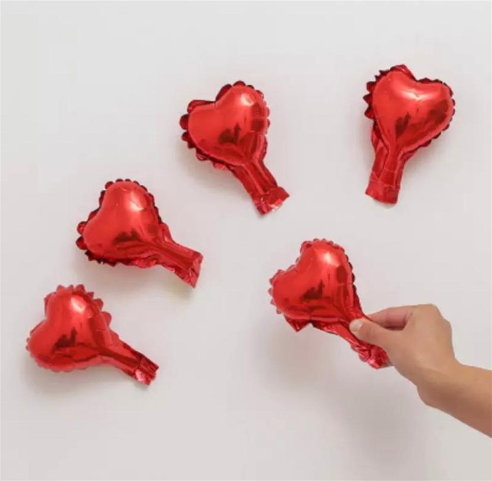 5 İNÇ KALPLİ FOLYO BALON