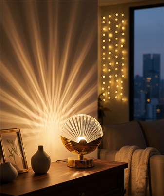 Kristal Masa Lambası Led 