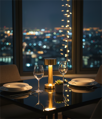 Kule Dokunmatik Ledli Masa Lambası